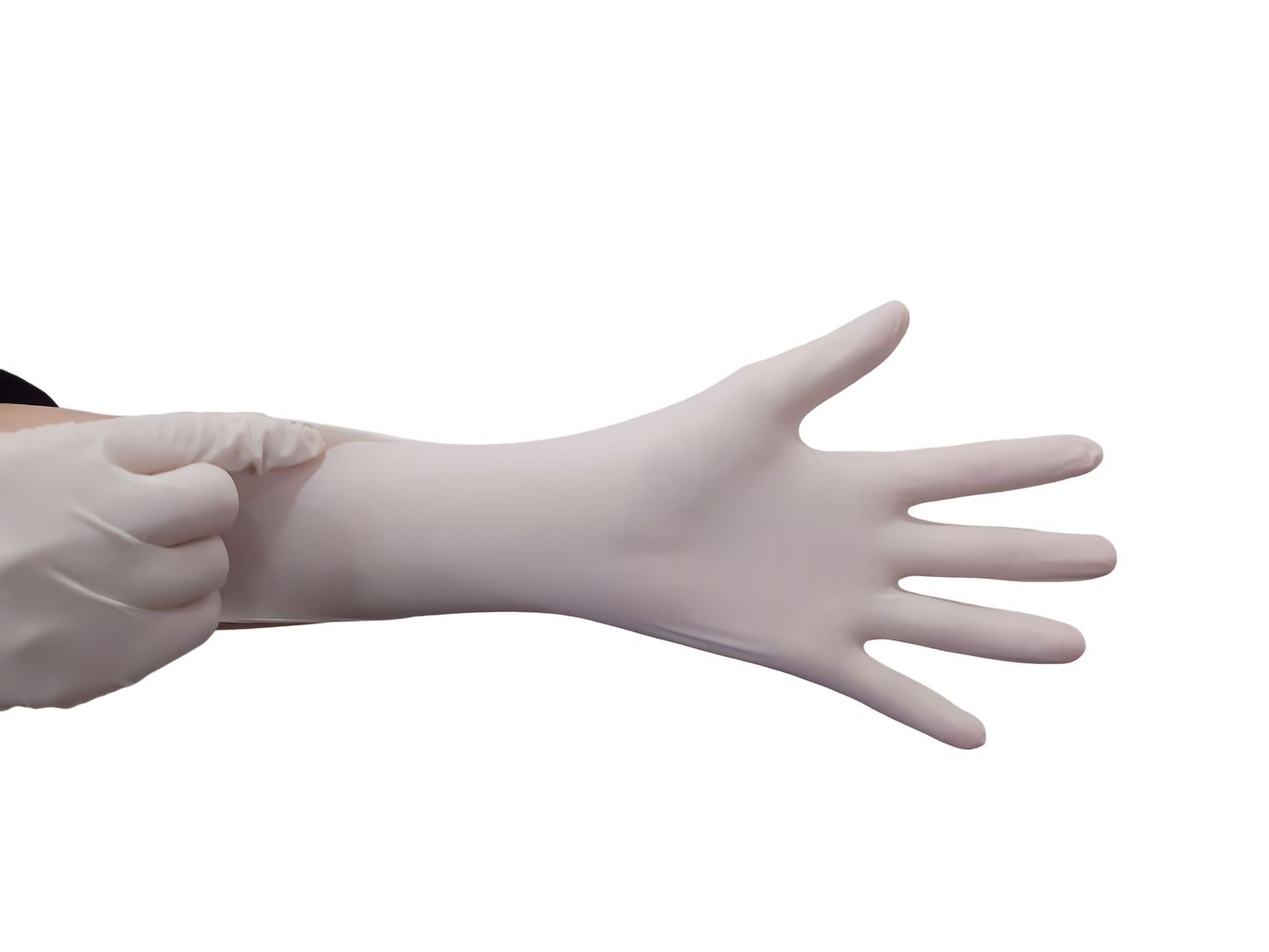 Non-Sterile Latex Exam Gloves, Powdered-Free, X-Small