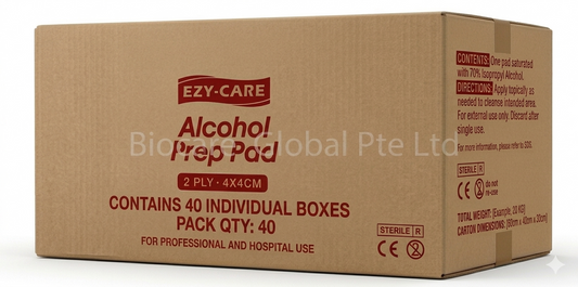 Ezy-care Sterile Alcohol Swab (Carton)