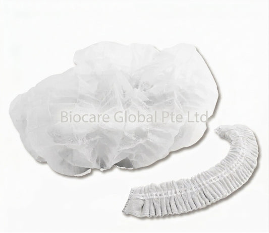 White Clip Nurse Cap