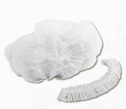 White Clip Nurse Cap