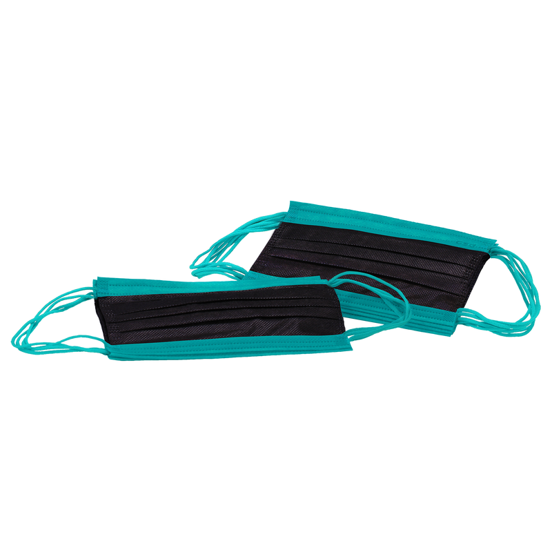 CSD Moonriver Blue on Black Adult Mask