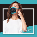 CSD Moonriver Blue on Black Adult Mask