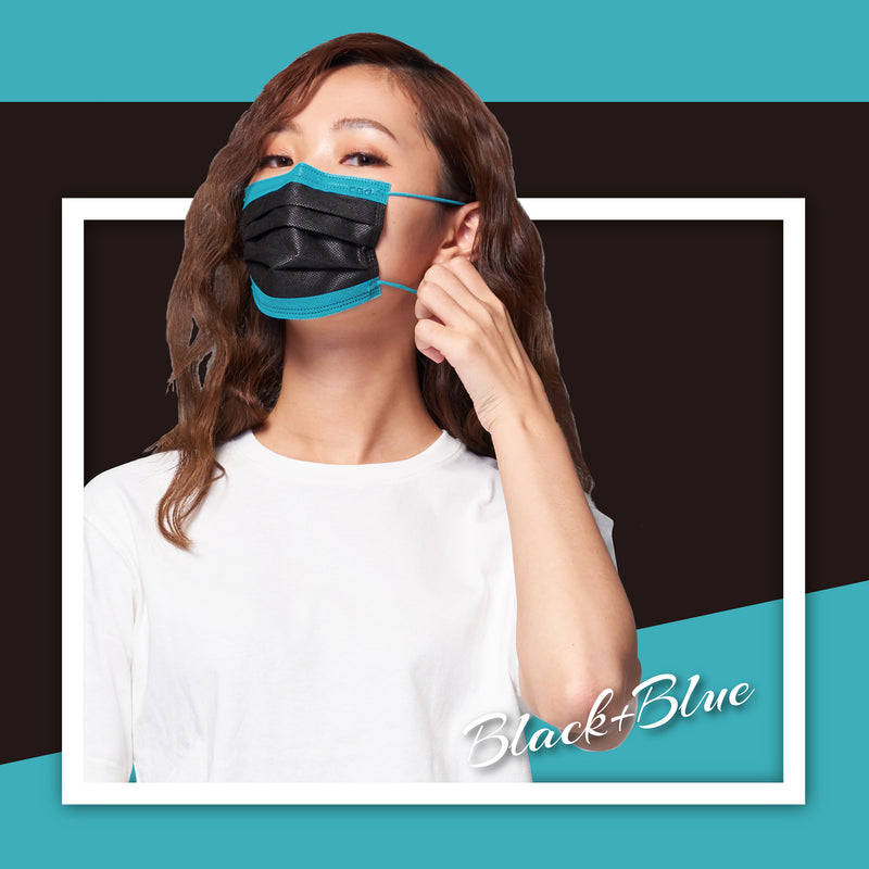 CSD Moonriver Blue on Black Adult Mask