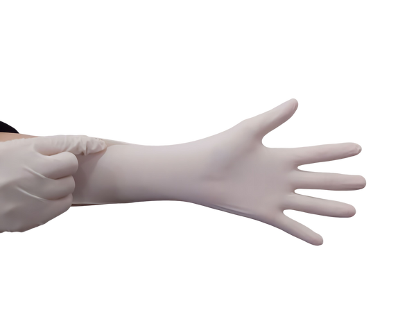 Non-Sterile Latex Exam Gloves, Powdered-Free, X-Small