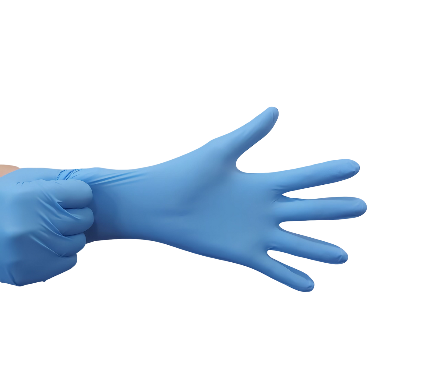 Non-Sterile Blue Nitrile Gloves, Small