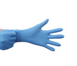 Non-Sterile Blue Nitrile Gloves, Small