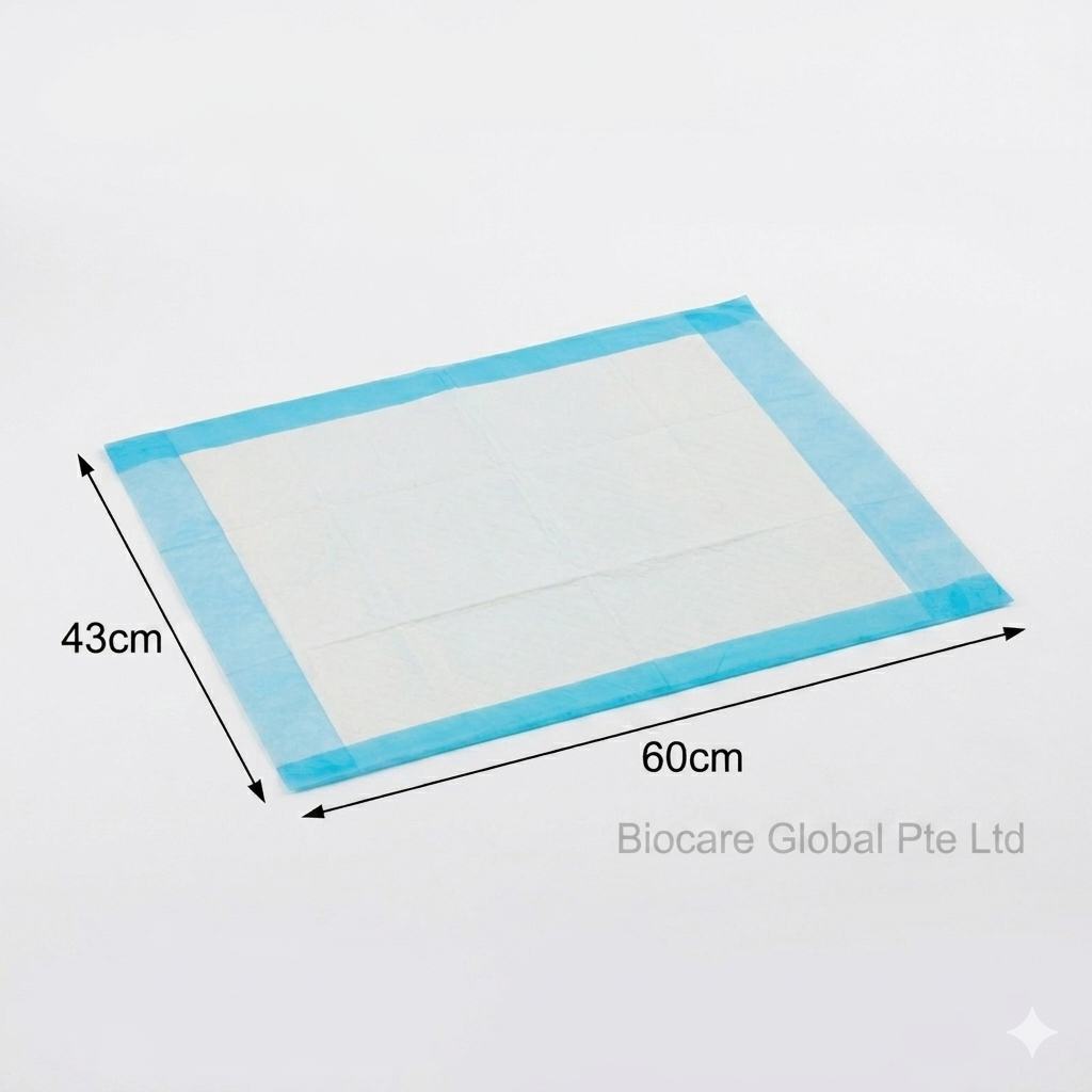Ezy-care Disposable Underpad, 43cm x 60cm x 4ply