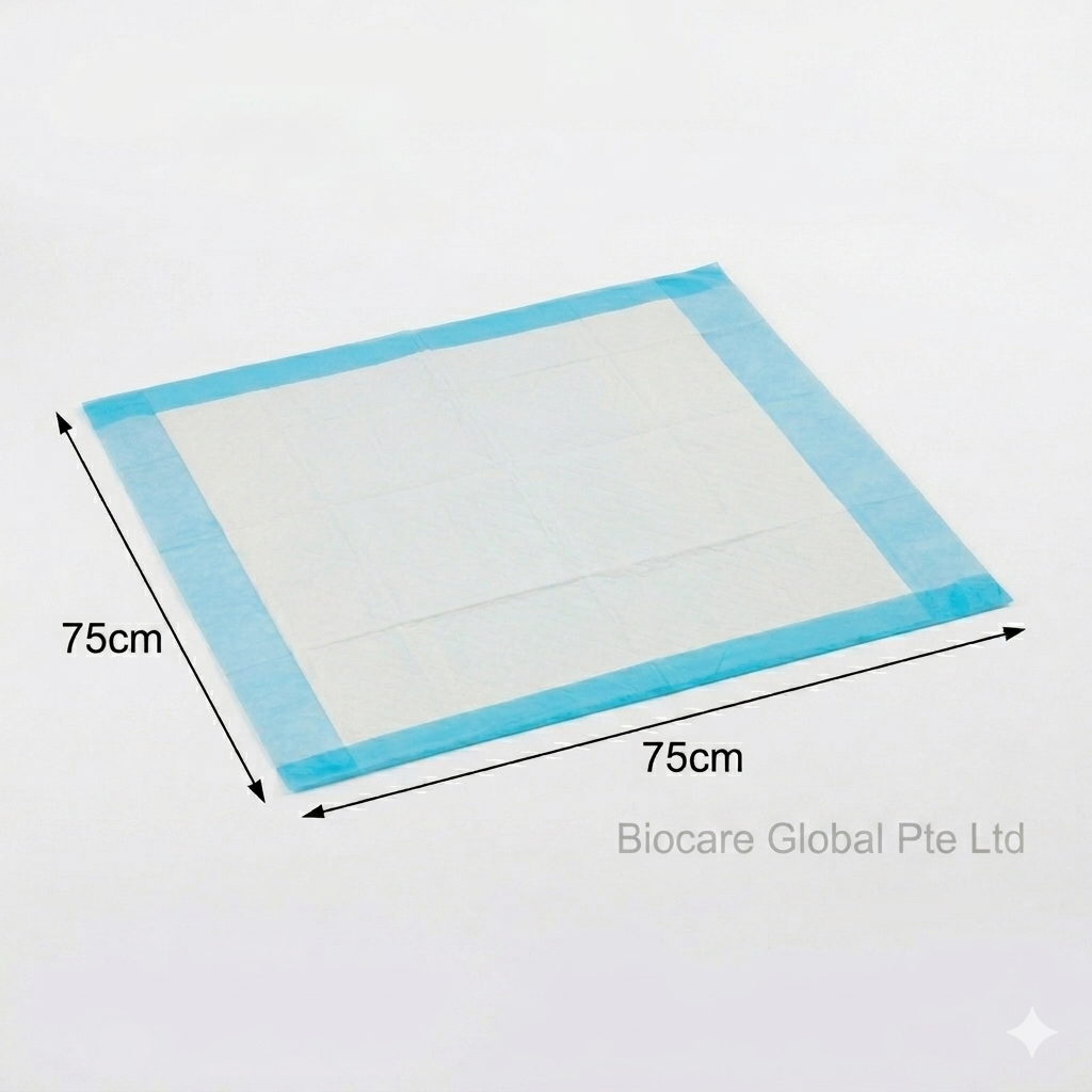 Ezy-care Disposable Underpad, 75cm x 75cm x 4ply