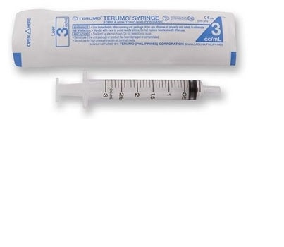 Terumo 3ml Syringe (Slip Lock)
